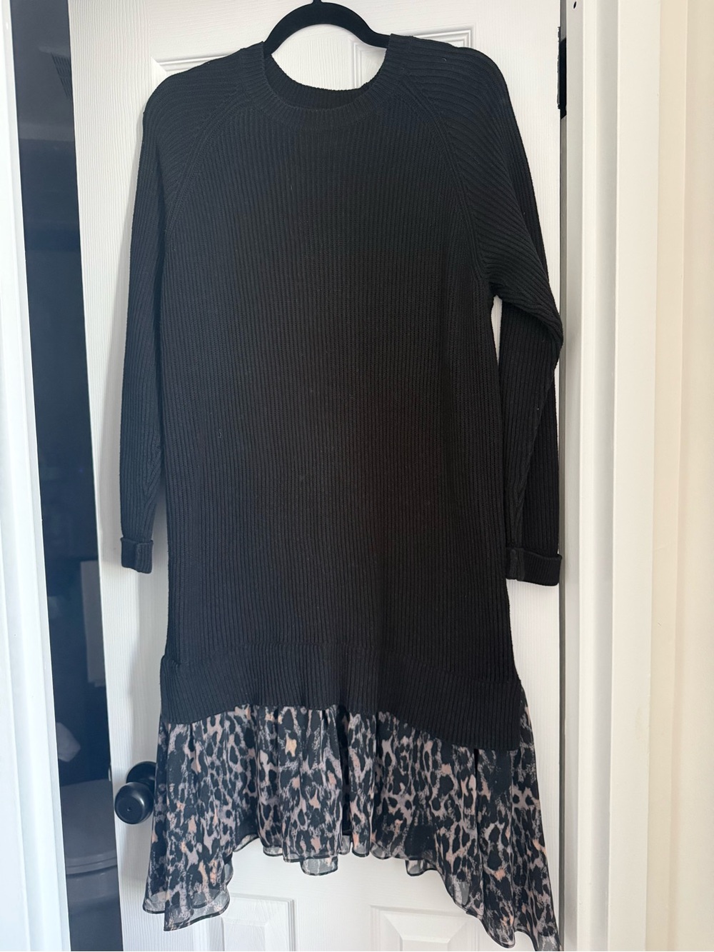 All saints. Cotton with leopard print dress!!